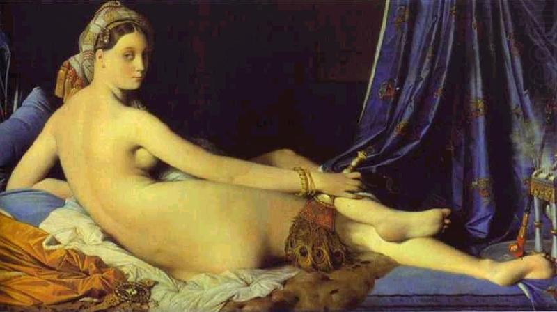 Jean Auguste Dominique Ingres Le Grande Odalisque china oil painting image